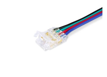 Соединитель гибкий двухсторонний AMBRELLA LIGHT ILLUMINATION COB RGB 12/24V для лент 10mm (4 конт.) (5шт. в комплекте) GS7921