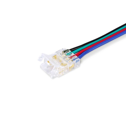 Соединитель гибкий двухсторонний AMBRELLA LIGHT ILLUMINATION COB RGB 12/24V для лент 10mm (4 конт.) (5шт. в комплекте) GS7921, купить в Минске по самой низкой цене