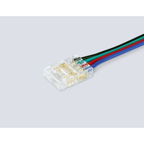 Соединитель гибкий двухсторонний AMBRELLA LIGHT ILLUMINATION COB RGB 12/24V для лент 10mm (4 конт.) (5шт. в комплекте) GS7921, купить в Минске по самой низкой цене