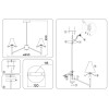 Подвесная люстра Ambrella Light High Light Modern LH57123, купить в Минске по самой низкой цене