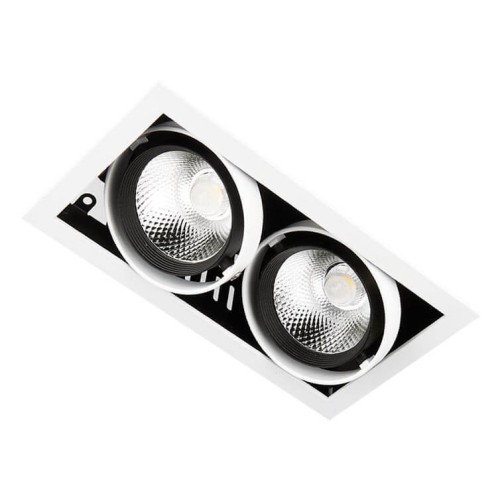 Встраиваемый светодиодный светильник Ambrella light Cardano T812 BK/CH 2*12W 4200K, купить в Минске по самой низкой цене