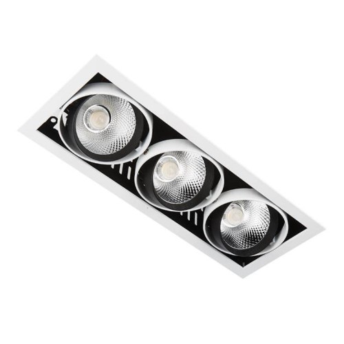 Встраиваемый светодиодный светильник Ambrella light Cardano T813 BK/CH 3*12W 4200K, купить в Минске по самой низкой цене