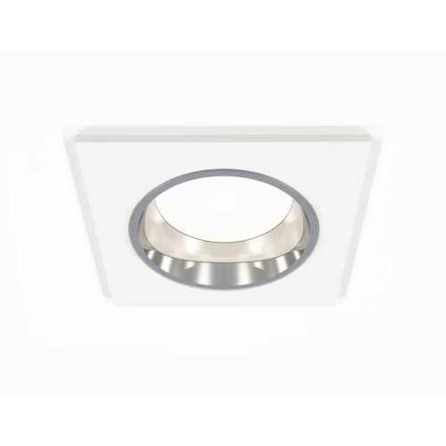 Комплект встраиваемого светильника Ambrella light Techno Spot XC6520003 SWH/PSL белый песок/серебро полированное (C6520, N6112), купить в Минске по самой низкой цене