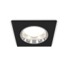 Комплект встраиваемого светильника Ambrella light Techno Spot XC6521003 SBK/PSL черный песок/серебро полированное (C6521, N6112), купить в Минске по самой низкой цене