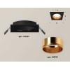 Комплект встраиваемого светильника Ambrella light Techno Spot XC6521004 SBK/PYG черный песок/золото желтое полированное (C6521, N6113), купить в Минске по самой низкой цене