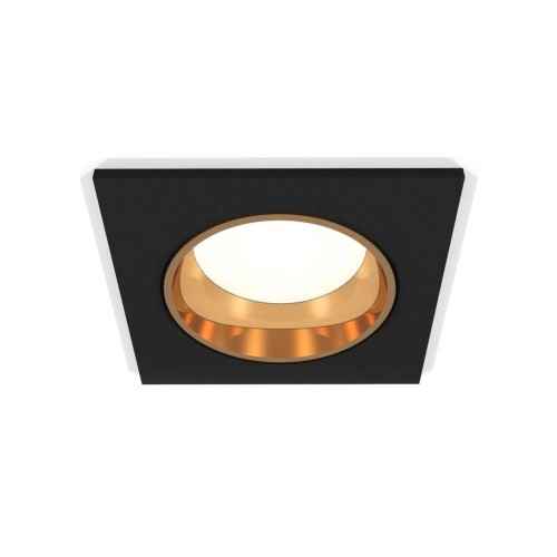 Комплект встраиваемого светильника Ambrella light Techno Spot XC6521004 SBK/PYG черный песок/золото желтое полированное (C6521, N6113), купить в Минске по самой низкой цене