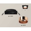 Комплект встраиваемого светильника Ambrella light Techno Spot XC6521005 SBK/PPG черный песок/золото розовое полированное (C6521, N6114), купить в Минске по самой низкой цене
