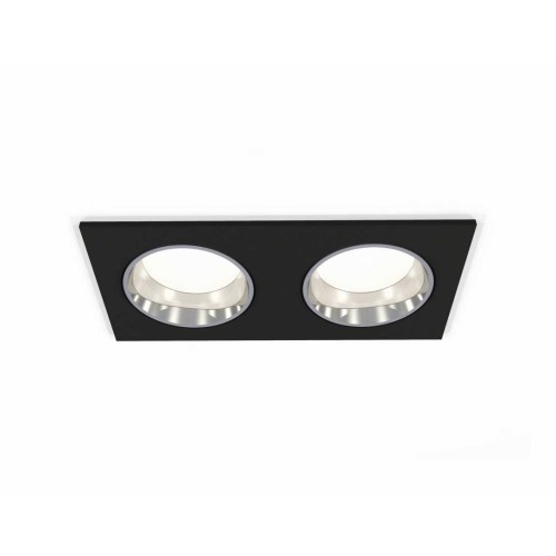 Комплект встраиваемого светильника Ambrella light Techno Spot XC6526003 SBK/PSL черный песок/серебро полированное (C6526, N6112), купить в Минске по самой низкой цене