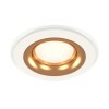 Комплект встраиваемого светильника Ambrella light Techno Spot XC7621005 SWH/PYG белый песок/золото желтое полированное (C7621, N7014), купить в Минске по самой низкой цене
