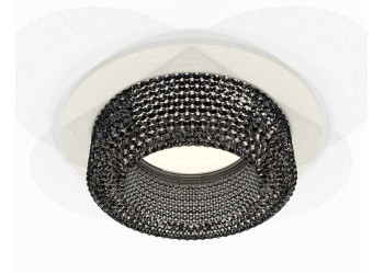 Комплект встраиваемого светильника Ambrella light Techno Spot XC7621021 SWH/BK белый песок/тонированный (C7621, N7192)