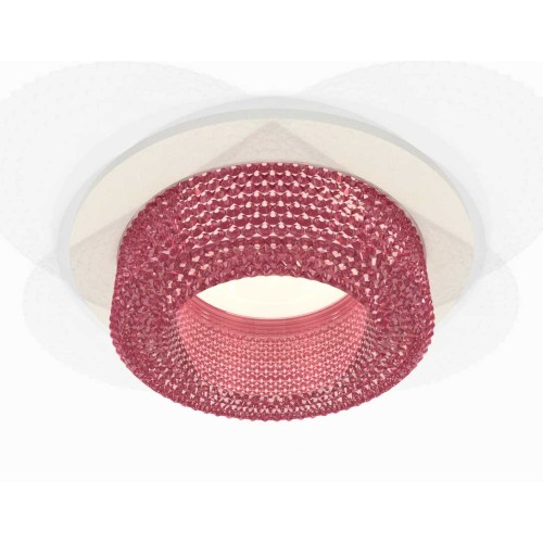 Комплект встраиваемого светильника Ambrella light Techno Spot XC7621022 SWH/PI белый песок/розовый (C7621, N7193), купить в Минске по самой низкой цене