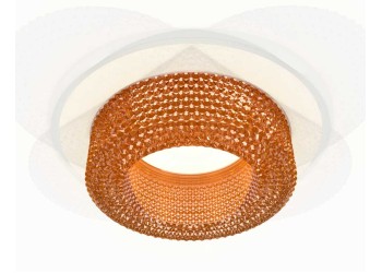 Комплект встраиваемого светильника Ambrella light Techno Spot XC7621024 SWH/CF белый песок/кофе (C7621, N7195)