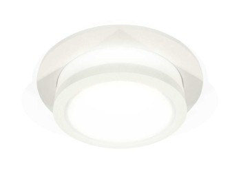 Комплект встраиваемого светильника Ambrella light Techno Spot XC7621041 SWH/FR белый песок/белый матовый (C7621, N7120)