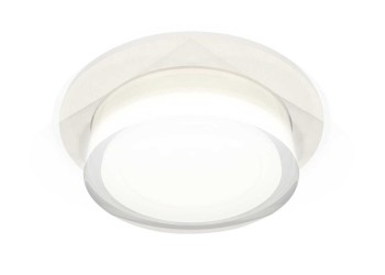 Комплект встраиваемого светильника Ambrella light Techno Spot XC7621043 SWH/FR/CL белый песок/белый матовый/прозрачный (C7621, N7160)