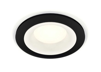 Комплект встраиваемого светильника Ambrella light Techno Spot XC7622001 SBK/SWH черный песок/белый песок (C7622, N7010)