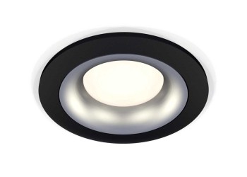 Комплект встраиваемого светильника Ambrella light Techno Spot XC7622004 SBK/MCH черный песок/хром матовый (C7622, N7013)