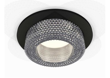 Комплект встраиваемого светильника Ambrella light Techno Spot XC7622020 SBK/CL черный песок/прозрачный (C7622, N7191)