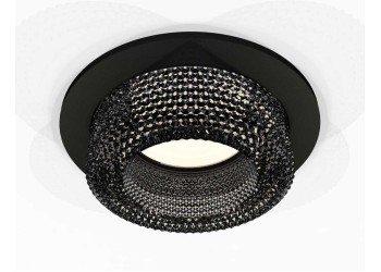 Комплект встраиваемого светильника Ambrella light Techno Spot XC7622021 SBK/BK черный песок/тонированный (C7622, N7192)