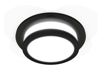 Комплект встраиваемого светильника Ambrella light Techno Spot XC7622041 SBK/FR черный песок/белый матовый (C7622, N7121)