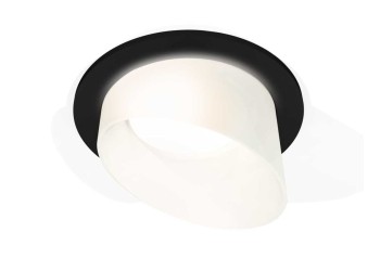 Комплект встраиваемого светильника Ambrella light Techno Spot XC7622046 SBK/FR черный песок/белый матовый (C7622, N7175)