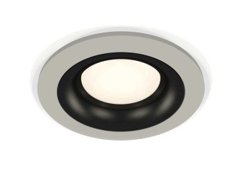 Комплект встраиваемого светильника Ambrella light Techno Spot XC7623002 SGR/PBK серый песок/черный полированный (C7623, N7011)