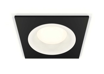 Комплект встраиваемого светильника Ambrella light Techno Spot XC7632001 SBK/SWH черный песок/белый песок (C7632, N7010)