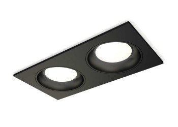 Комплект встраиваемого светильника Ambrella light XC7636060 SBK черный песок MR16 GU5.3 (C7636, N7021)