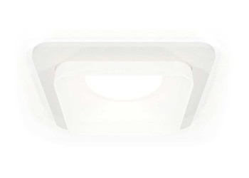 Комплект встраиваемого светильника Ambrella light XC7901013 SWH/FR белый песок/белый матовый MR16 GU5.3 (C7901, N7755)