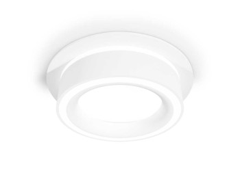 Комплект встраиваемого светильника Ambrella light XC8050018 SWH/FR белый песок/белый матовый GX53 (C8050, N8433)