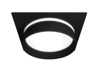 Комплект встраиваемого светильника Ambrella light XC8062020 SBK/FR черный песок/белый матовый GX53 (C8062, N8462)