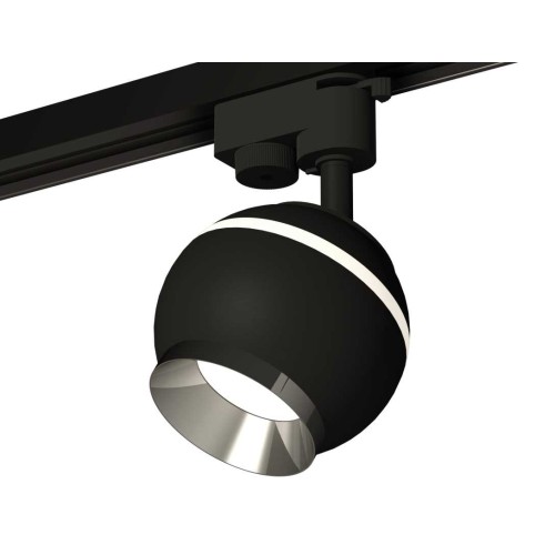 Комплект трекового светильника Ambrella light Track System XT1102003 SBK/PSL черный песок/серебро полированное (A2521, C1102, N7032), купить в Минске по самой низкой цене