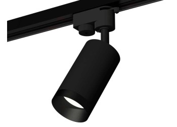 Комплект трекового светильника Ambrella light Track System XT6323061 SBK/PBK черный песок/черный полированный (A2521, C6323, N6131)