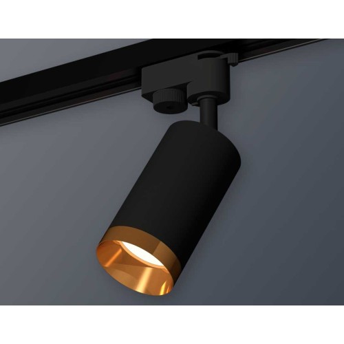 Комплект трекового светильника Ambrella light Track System XT6323064 SBK/PYG черный песок/золото желтое полированное (A2521, C6323, N6134), купить в Минске по самой низкой цене