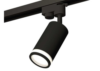 Комплект трекового светильника Ambrella light Track System XT6323101 SBK/FR черный песок/белый матовый (A2521, C6323, N6221)