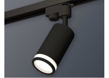 Комплект трекового светильника Ambrella light Track System XT6323101 SBK/FR черный песок/белый матовый (A2521, C6323, N6221)