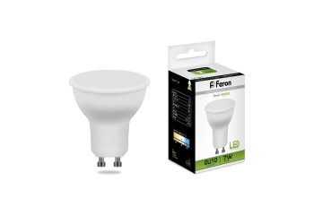 Лампа светодиодная Feron GU10 7W 4000K Грибок матовая LB-26 25290