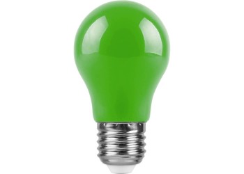 Лампа светодиодная Feron E27 3W зеленая LB-375 25922