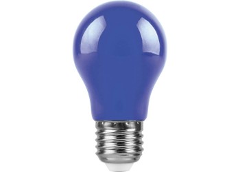 Лампа светодиодная Feron E27 3W синяя LB-375 25923
