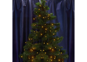 Светодиодная гирлянда Feron Линейная 230V желтый 8 режимов CL02 32288