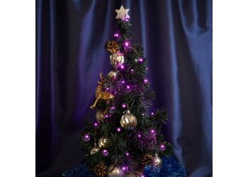 Светодиодная гирлянда Feron Линейная 230V розовая 8 режимов CL06 32313