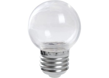 Лампа светодиодная Feron E27 1W 2700K прозрачная LB-37 38119