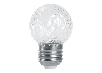 Лампа-строб светодиодная Feron E27 1W красный прозрачная LB-377 38210