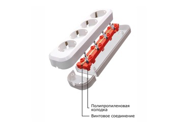 Колодка Feron Stekker 3гн с/з PST1631020 39011