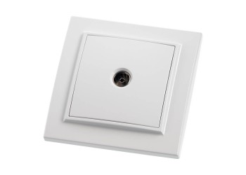 ТВ-розетка Feron Stekker Эрна белый PST00900801 39048