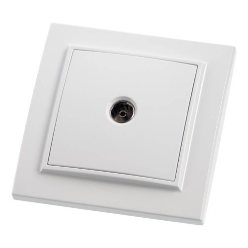 ТВ-розетка Feron Stekker Эрна белый PST00900801 39048, купить в Минске по самой низкой цене