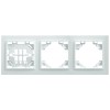 Рамка 3-постовая Feron Stekker Эрна белая PFR00900301 39056, купить в Минске по самой низкой цене
