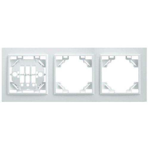 Рамка 3-постовая Feron Stekker Эрна белая PFR00900301 39056, купить в Минске по самой низкой цене