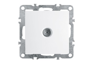 ТВ-розетка Feron Stekker Эрна белый PST00-9108-01 39315