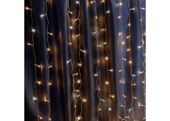 Уличная светодиодная гирлянда Feron Занавес 230V теплый белый эффект стробов с мерцанием CL24 41630