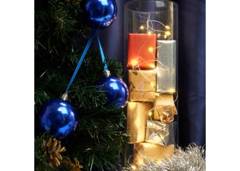 Светодиодная гирлянда Feron Линейная AA желтый без мерцания CL570 41634